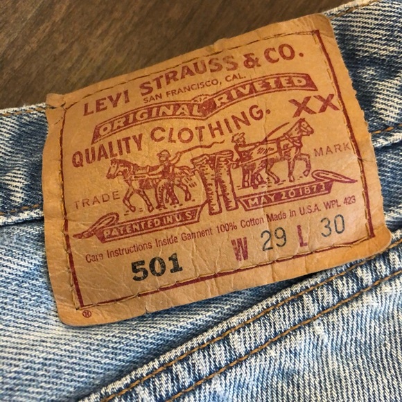 Vintage Levi’s Denim Mini Skirt - Picture 6 of 8